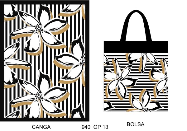 10 Kits Praia (Canga+Bolsa ) Estampada - Image 14