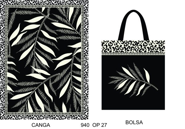 10 Kits Praia (Canga+Bolsa ) Estampada - Image 46