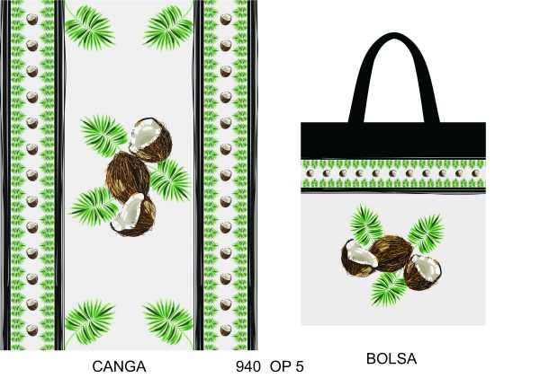 10 Kits Praia (Canga+Bolsa ) Estampada - Image 6