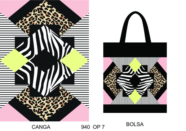 10 Kits Praia (Canga+Bolsa ) Estampada - Image 8