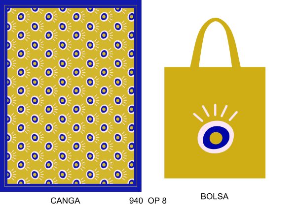 10 Kits Praia (Canga+Bolsa ) Estampada - Image 9